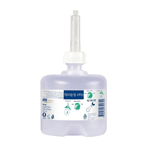 [700219N] Tork, Hair & Body, Mini, 420602, Premium, S2, 475 ml