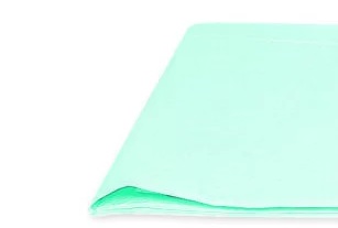 [440029N] Tampone protettivo, 38 x 40 cm, cellulosa con film PE, confezione da 1.000 pezzi.