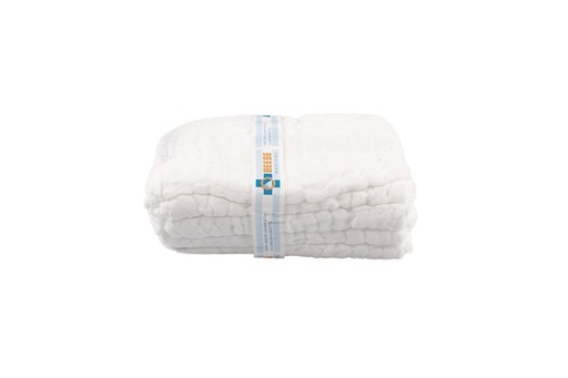 [400485N] Bauchtuch BeeSana mit RX + Schlaufe doppelt steril, 45 x 45 cm, weiss, Karton 120 Stk