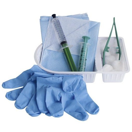 [480100N] GHC Katheterlegeset CARE Set, inkl. Gleitmittel Lubricare 6 ml, steril