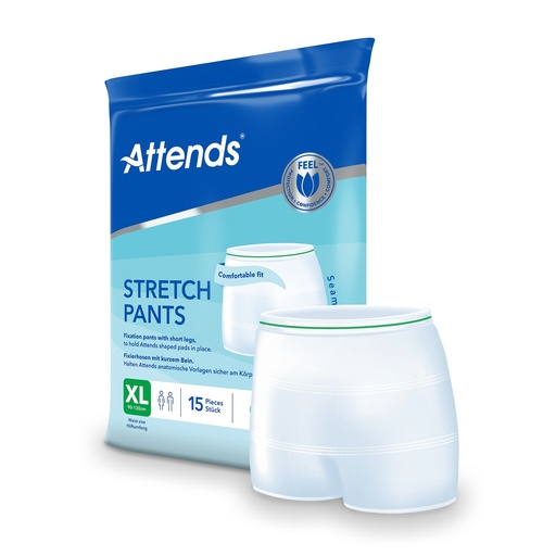 [430032-1E] Attends Stretch Pants Green, XL, 15 pcs.