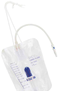 [480231N] GHC leg bag CAREFLOW UB 1000, 1000ml, 60cm, sterile