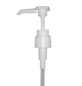 [460009-1N] Formades Pompe de dosage pour flacon de 500 ml & 1000 ml, blanc, 1 pc.