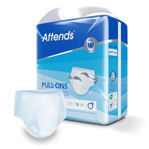 [430054-2N] Attends Pull Ons 6 XXL, Bariatric, 10 pcs.