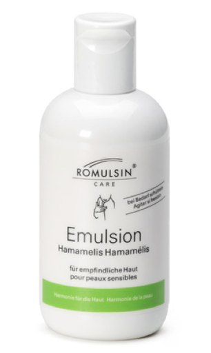 [420072N] ROMULSIN Emulsione di amamelide, per pelli sensibili, 250 ml