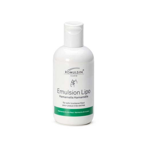 [420075N] ROMULSIN Emulsion LIPO Hamamelis, pour peaux très sèches, 250 ml