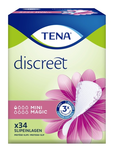 [432001-1N] TENA Discreet Mini Magic, 34 pieces