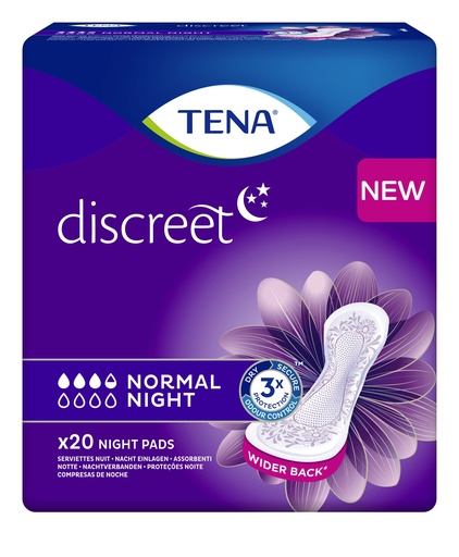 [432002-1N] TENA Discreet Normal Night, 10 Stk.